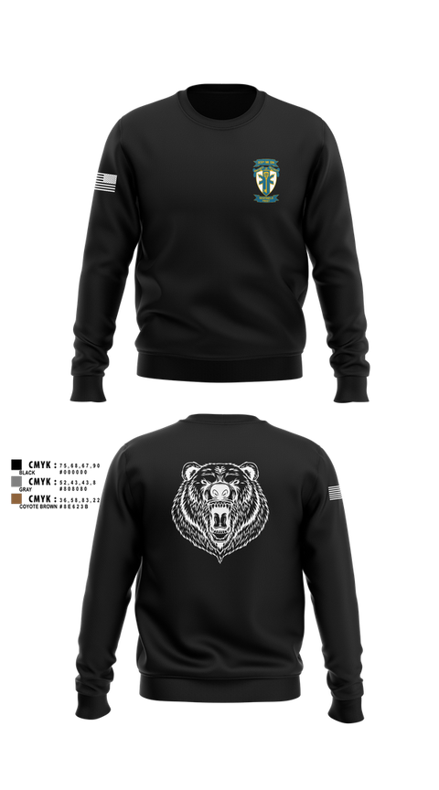 Crew Neck Sweatshirt, HQ, 309TH MI BN, , Teamtime, Team time, sublimation, custom sports apparel, team uniforms, spirit wear, spiritwear, sports uniforms, custom shirts, team store, custom team store, fundraiser sports, apparel fundraiser