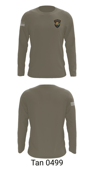 Long Sleeve Performance Shirt, Gore Police Department, Police, Teamtime, Team time, sublimation, custom sports apparel, team uniforms, spirit wear, spiritwear, sports uniforms, custom shirts, team store, custom team store, fundraiser sports, apparel fundraiser