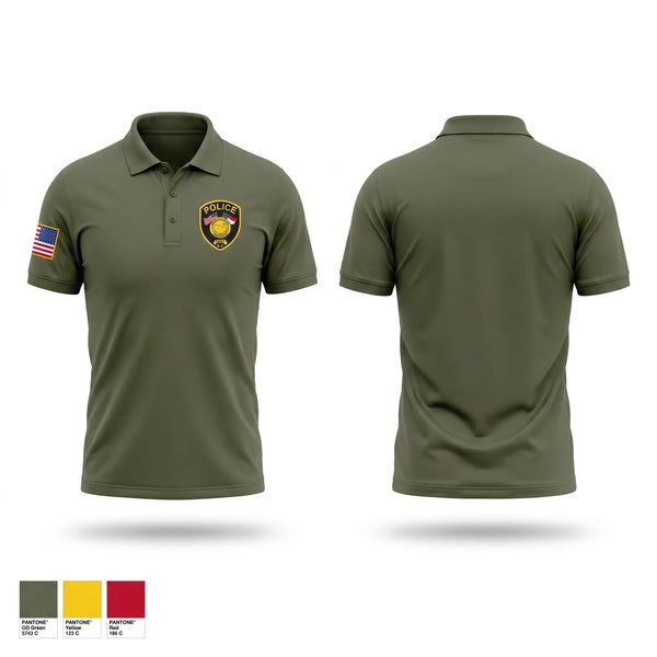 Short Sleeve Performance Polo, Scotland Neck Police Department, Police, Teamtime, Team time, sublimation, custom sports apparel, team uniforms, spirit wear, spiritwear, sports uniforms, custom shirts, team store, custom team store, fundraiser sports, apparel fundraiser