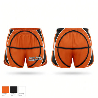 Womens Shorts, Brewer Travel Basketball Club, Men's Basketball, Teamtime, Team time, sublimation, custom sports apparel, team uniforms, spirit wear, spiritwear, sports uniforms, custom shirts, team store, custom team store, fundraiser sports, apparel fundraiser