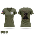 U-24 Women's Short Sleeve V-neck Shirt - 1