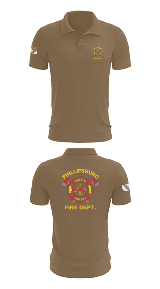 Short Sleeve Performance Polo, PHILLIPSBURG FIRE DEPARTMENT, , Teamtime, Team time, sublimation, custom sports apparel, team uniforms, spirit wear, spiritwear, sports uniforms, custom shirts, team store, custom team store, fundraiser sports, apparel fundraiser