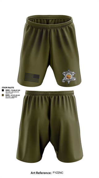 Athletic Shorts With Pockets, Crawford county investigations bureau, Police, Teamtime, Team time, sublimation, custom sports apparel, team uniforms, spirit wear, spiritwear, sports uniforms, custom shirts, team store, custom team store, fundraiser sports, apparel fundraiser