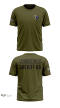Livingston Co Sheriff K9 Short Sleeve Performance Shirt - 50