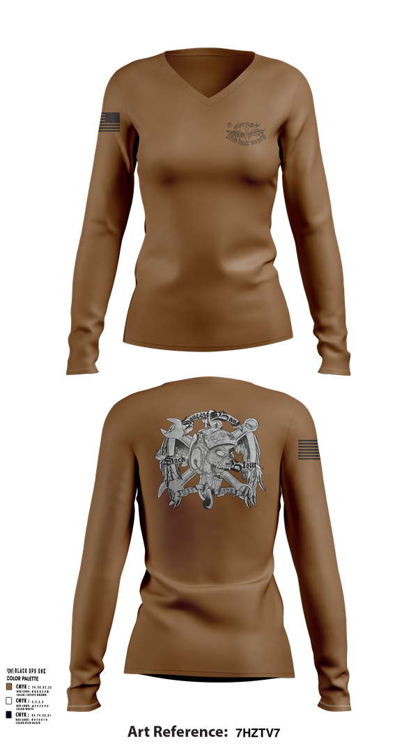 Womens Long Sleeve Vneck Shirt, Vfa 122, , Teamtime, Team time, sublimation, custom sports apparel, team uniforms, spirit wear, spiritwear, sports uniforms, custom shirts, team store, custom team store, fundraiser sports, apparel fundraiser