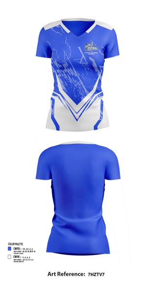 Womens Short Sleeve Vneck Shirt, R-S Central Hilltoppers Volleyball, Women's Volleyball, Teamtime, Team time, sublimation, custom sports apparel, team uniforms, spirit wear, spiritwear, sports uniforms, custom shirts, team store, custom team store, fundraiser sports, apparel fundraiser