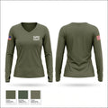 SPD SWAT Women's Long Sleeve V-neck Shirt - 1