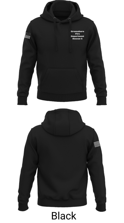 Hoodie, Greensboro Fire Department Rescue 5, Fire Department, Teamtime, Team time, sublimation, custom sports apparel, team uniforms, spirit wear, spiritwear, sports uniforms, custom shirts, team store, custom team store, fundraiser sports, apparel fundraiser