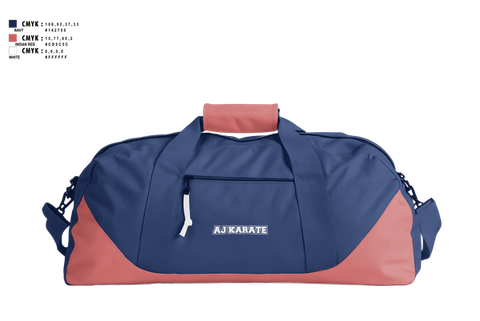 Duffle Bag, AJKarateAJKarate, Spirit Store, Teamtime, Team time, sublimation, custom sports apparel, team uniforms, spirit wear, spiritwear, sports uniforms, custom shirts, team store, custom team store, fundraiser sports, apparel fundraiser