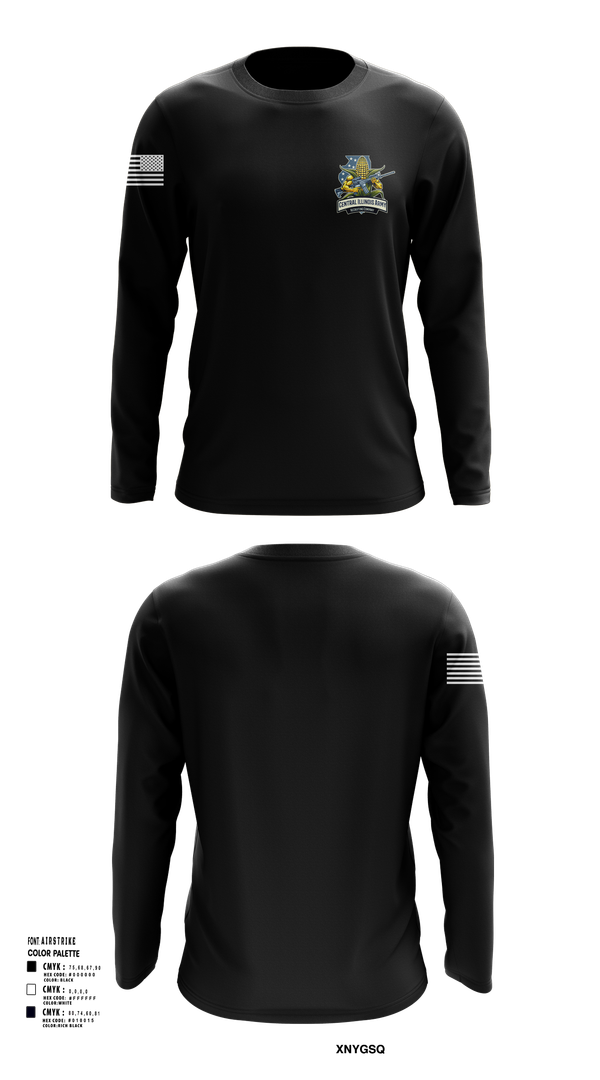Long Sleeve Performance Shirt, Central Illinois Army Recruiting Company, , Teamtime, Team time, sublimation, custom sports apparel, team uniforms, spirit wear, spiritwear, sports uniforms, custom shirts, team store, custom team store, fundraiser sports, apparel fundraiser