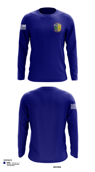 Newton Police Department 7766110 Long Sleeve Performance Shirt 108