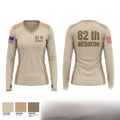 82 th airborne Women's Long Sleeve V-neck Shirt - 1