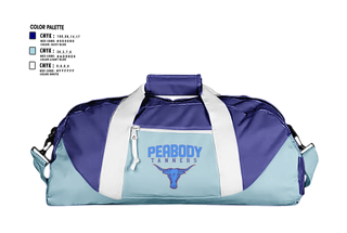 Duffle Bag, Peabody Tanners Gymnastics, Spirit Store, Teamtime, Team time, sublimation, custom sports apparel, team uniforms, spirit wear, spiritwear, sports uniforms, custom shirts, team store, custom team store, fundraiser sports, apparel fundraiser