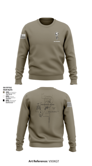 Crew Neck Sweatshirt, 232 Foxtrot, Army, Teamtime, Team time, sublimation, custom sports apparel, team uniforms, spirit wear, spiritwear, sports uniforms, custom shirts, team store, custom team store, fundraiser sports, apparel fundraiser