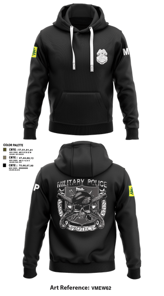 Hoodie, 307TH Military Police Company, , Teamtime, Team time, sublimation, custom sports apparel, team uniforms, spirit wear, spiritwear, sports uniforms, custom shirts, team store, custom team store, fundraiser sports, apparel fundraiser