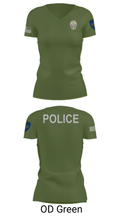 Miami Police Department 88232990 Women's Short Sleeve V-neck Shirt - 46