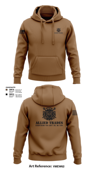 Hoodie, ALLIED TRADES, National Guard, Teamtime, Team time, sublimation, custom sports apparel, team uniforms, spirit wear, spiritwear, sports uniforms, custom shirts, team store, custom team store, fundraiser sports, apparel fundraiser