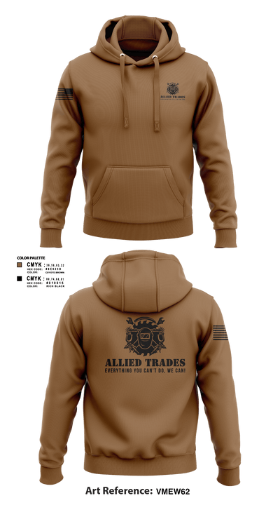 ALLIED TRADES 48849296 Hoodie - 4