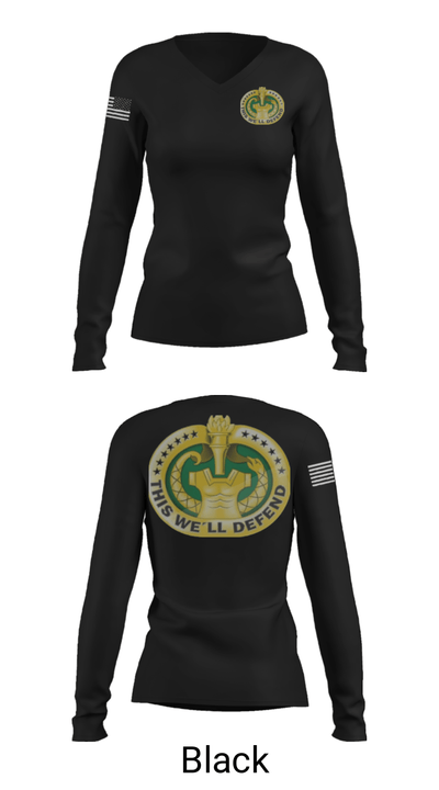 DS Davis 5549191 Women's Long Sleeve V-neck Shirt - 37