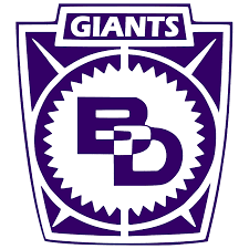 Ben Davis High School Basketball Stainless Steel Water Bottle with a Straw Lid
