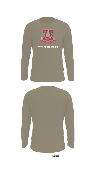 37th engineer bn 83010266 Long Sleeve Performance Shirt - 72