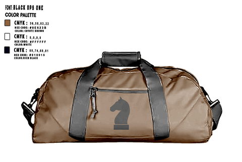 Duffle Bag, Oregon EMS4th ID Iron HorseOregon EMS, , Teamtime, Team time, sublimation, custom sports apparel, team uniforms, spirit wear, spiritwear, sports uniforms, custom shirts, team store, custom team store, fundraiser sports, apparel fundraiser