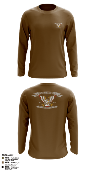 Long Sleeve Performance Shirt, Cheaha Mountain Helitack, Fire Department, Teamtime, Team time, sublimation, custom sports apparel, team uniforms, spirit wear, spiritwear, sports uniforms, custom shirts, team store, custom team store, fundraiser sports, apparel fundraiser