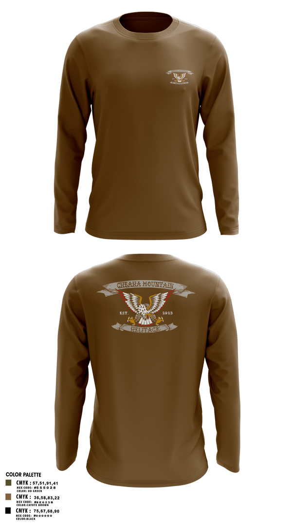 Long Sleeve Performance Shirt, Cheaha Mountain Helitack, Fire Department, Teamtime, Team time, sublimation, custom sports apparel, team uniforms, spirit wear, spiritwear, sports uniforms, custom shirts, team store, custom team store, fundraiser sports, apparel fundraiser