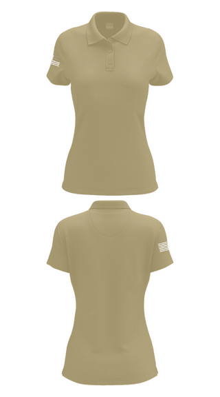 Women's Short Sleeve Performance Polo, A BTRY 1-151 FA, National Guard, Teamtime, Team time, sublimation, custom sports apparel, team uniforms, spirit wear, spiritwear, sports uniforms, custom shirts, team store, custom team store, fundraiser sports, apparel fundraiser