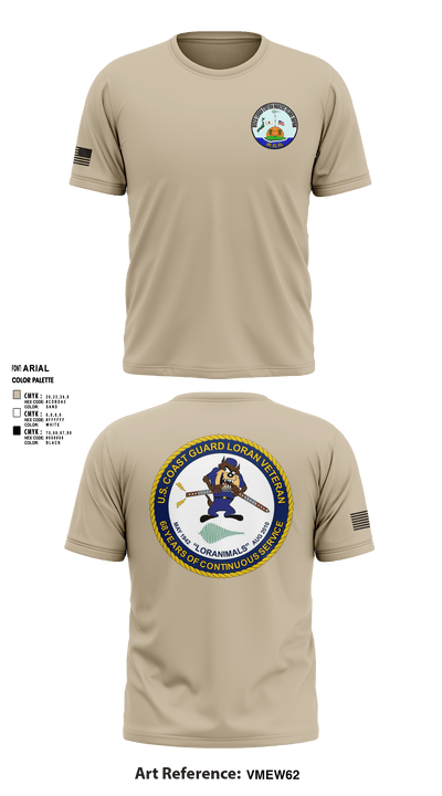 Marcus Island Loran Station 7810741 Short Sleeve Performance Shirt - 1