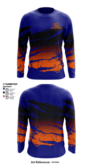 Long Sleeve Performance Shirt, Exit 8, Men's Basketball, Teamtime, Team time, sublimation, custom sports apparel, team uniforms, spirit wear, spiritwear, sports uniforms, custom shirts, team store, custom team store, fundraiser sports, apparel fundraiser