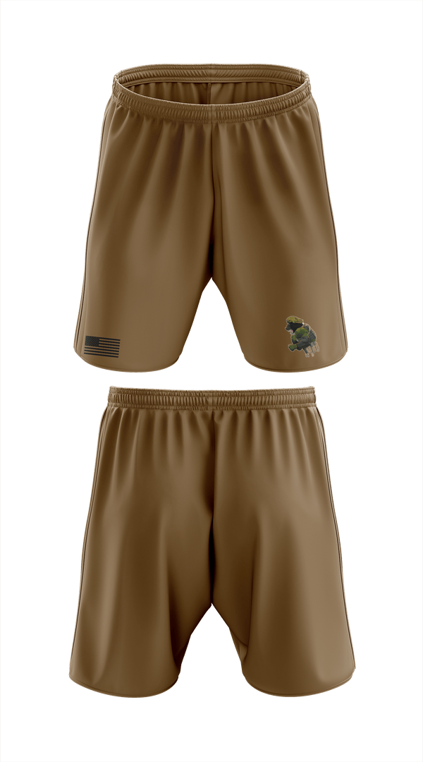 Athletic Shorts With Pockets, Campbell SORB, Army, Teamtime, Team time, sublimation, custom sports apparel, team uniforms, spirit wear, spiritwear, sports uniforms, custom shirts, team store, custom team store, fundraiser sports, apparel fundraiser