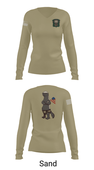 Women's Long Sleeve Vneck Shirt, 1-22 ASB, , Teamtime, Team time, sublimation, custom sports apparel, team uniforms, spirit wear, spiritwear, sports uniforms, custom shirts, team store, custom team store, fundraiser sports, apparel fundraiser