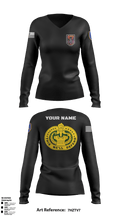 Delta Co, 2-13th AVN REGT_CADRE 68072137 Women's Long Sleeve V-neck Shirt - 9