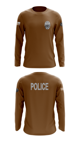 Long Sleeve Performance Shirt, Desert Hot Springs Police Department, Police, Teamtime, Team time, sublimation, custom sports apparel, team uniforms, spirit wear, spiritwear, sports uniforms, custom shirts, team store, custom team store, fundraiser sports, apparel fundraiser