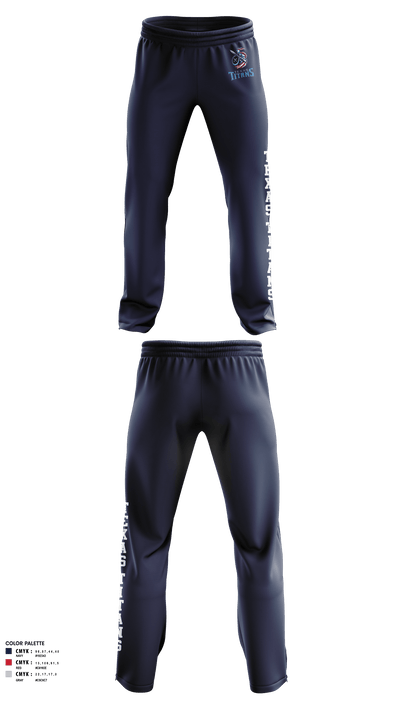 Texas Titans Youth Football 17189264 Sweatpants - 3