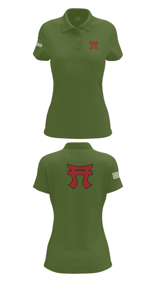 Women's Short Sleeve Performance Polo, 187th Iron Rakkasans, Army, Teamtime, Team time, sublimation, custom sports apparel, team uniforms, spirit wear, spiritwear, sports uniforms, custom shirts, team store, custom team store, fundraiser sports, apparel fundraiser