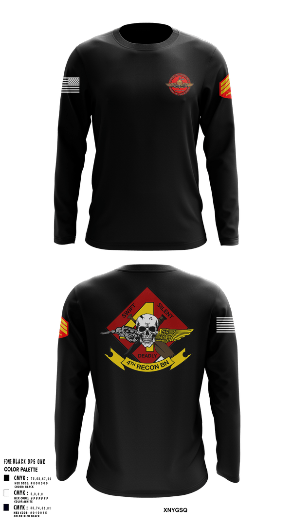 Long Sleeve Performance Shirt, 4th Recon Delta Company, Marines, Teamtime, Team time, sublimation, custom sports apparel, team uniforms, spirit wear, spiritwear, sports uniforms, custom shirts, team store, custom team store, fundraiser sports, apparel fundraiser