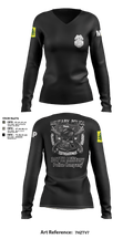 307TH Military Police Company 95358233 Women's Long Sleeve V-neck Shirt - 6