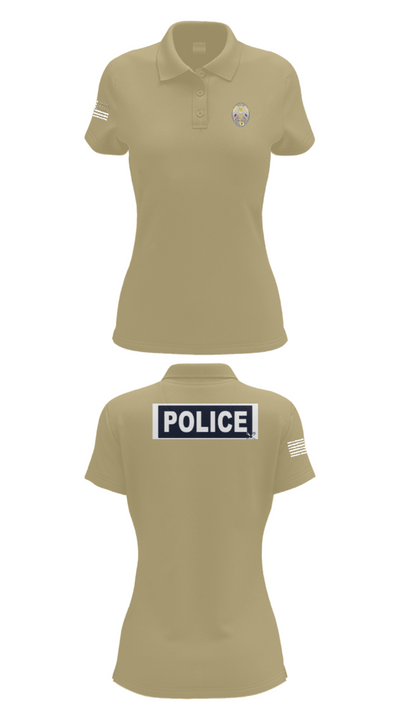 Miami Police Department 88232990 Women's Short Sleeve Performance Polo  - 90