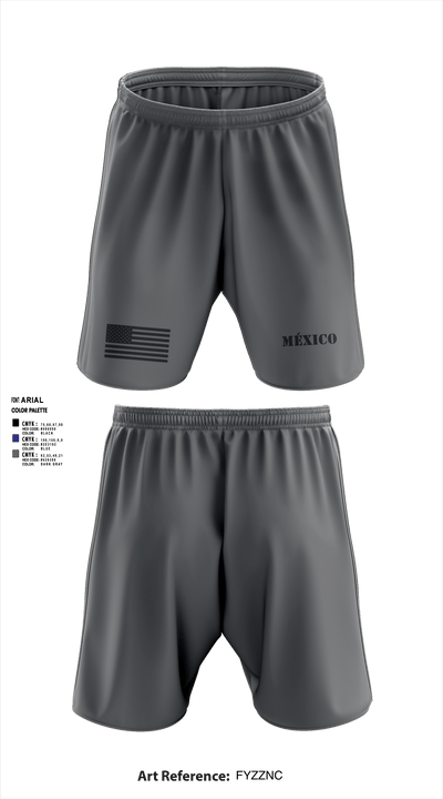 México 77334867 Athletic Shorts With Pockets - 3