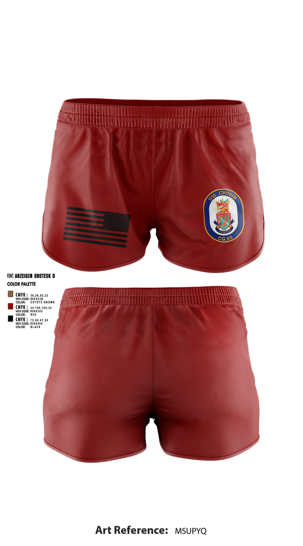 Ranger Panties, USS CHOSIN, , Teamtime, Team time, sublimation, custom sports apparel, team uniforms, spirit wear, spiritwear, sports uniforms, custom shirts, team store, custom team store, fundraiser sports, apparel fundraiser