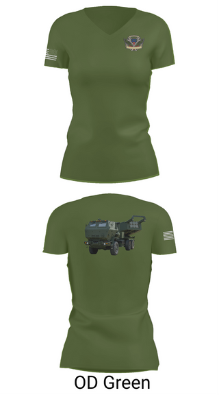 Womens Short Sleeve Vneck Shirt, 182nd Field Artillery, Army, Teamtime, Team time, sublimation, custom sports apparel, team uniforms, spirit wear, spiritwear, sports uniforms, custom shirts, team store, custom team store, fundraiser sports, apparel fundraiser
