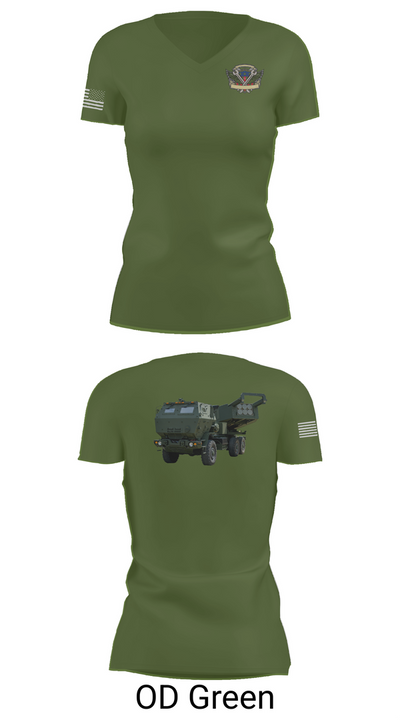 182nd Field Artillery 54920124 Women's Short Sleeve V-neck Shirt - 48