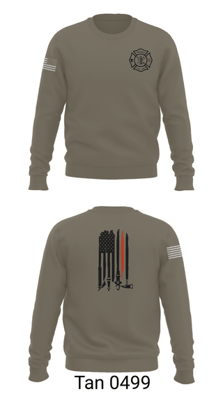 Crew Neck Sweatshirt, Odessa Fire Department, Fire Department, Teamtime, Team time, sublimation, custom sports apparel, team uniforms, spirit wear, spiritwear, sports uniforms, custom shirts, team store, custom team store, fundraiser sports, apparel fundraiser