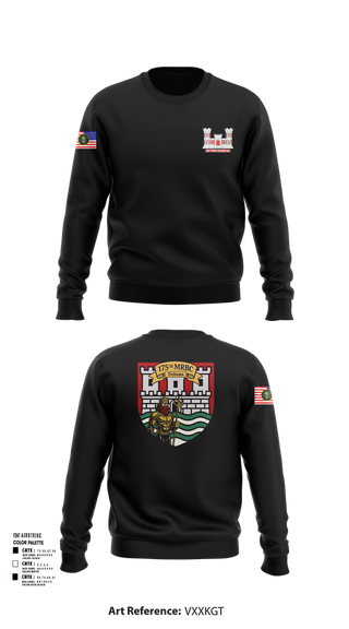 Crew Neck Sweatshirt, 175th MRBC, , Teamtime, Team time, sublimation, custom sports apparel, team uniforms, spirit wear, spiritwear, sports uniforms, custom shirts, team store, custom team store, fundraiser sports, apparel fundraiser