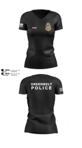 Greenbelt Police Department 4666153 Women's Short Sleeve V-neck Shirt - 2