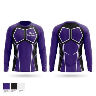Long Sleeve Performance Shirt, Moco Mayhem, Softball, Teamtime, Team time, sublimation, custom sports apparel, team uniforms, spirit wear, spiritwear, sports uniforms, custom shirts, team store, custom team store, fundraiser sports, apparel fundraiser