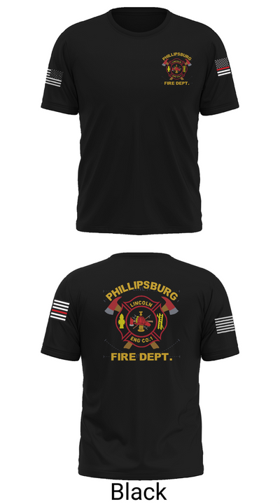 PHILLIPSBURG FIRE DEPARTMENT 39354124 Short Sleeve Performance Shirt - 36