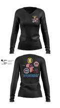 IO J39 Women's Long Sleeve V-neck Shirt - 13
